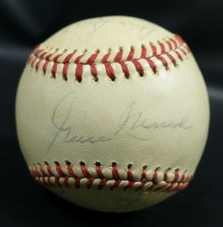 EARLY 1970 ' S MONTREAL EXPOS TEAM AUTOGRAPHED BASEBALL BY 21 3