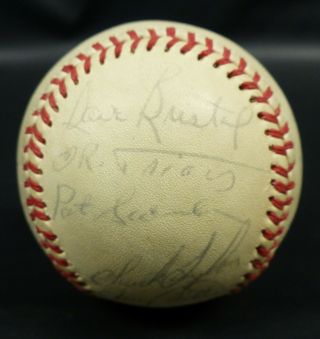 EARLY 1970 ' S MONTREAL EXPOS TEAM AUTOGRAPHED BASEBALL BY 21 5
