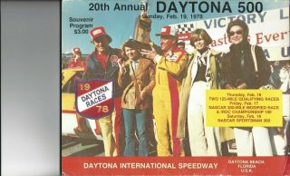 Nascar 1978 Daytona 500 Race Program