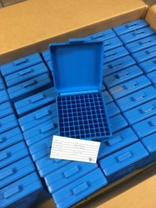 Dillon Precision Case Of 50 9mm 100 Count Ammo Boxes.  Is For All 50.