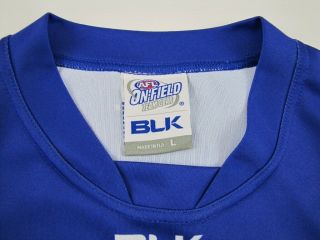 Western Bulldogs Footscray FC Guernsey blue shirt jersey BLK AFL Mission Large L 4