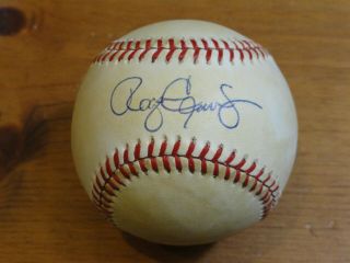 Signed Roger Clemens Baseball Red Sox Yankees Jays Bobby Brown American League