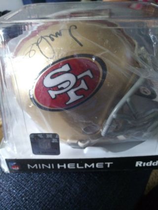 Steve Young Signed San Francisco 49ers Mini Helmet Jsa Cert