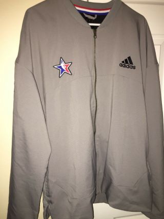 Adidas 2017 Nba All Star Game Gray Jacket Mens Xl