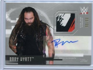 Bray Wyatt - 2017 Topps Undisputed Wwe Silver /50 Relic Autograph Auto