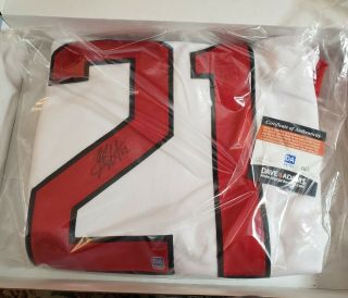 Eric Staal Team Canada Autograph Jersey Dacardworld Holo.  Custom Jersey