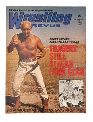 Wrestling Revue October 1973 Dory Funk,