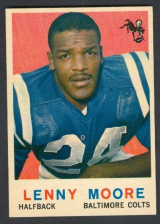 1959 Topps Football Lenny Moore 100 Colts Nearmint