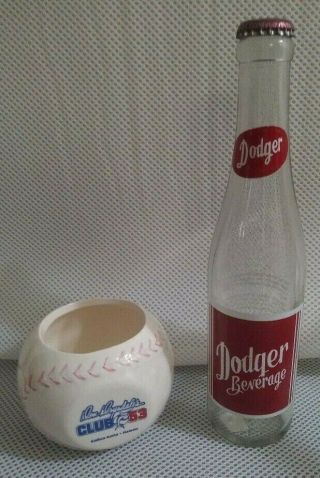 Vintage L.  A.  Dodgers 1959 Soda Bottle & Don Drysdale 