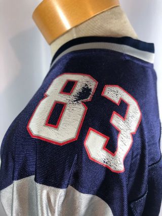 Wes Welker England Patriots Reebok Equipment NFL Jersey 83 Mens Large 4
