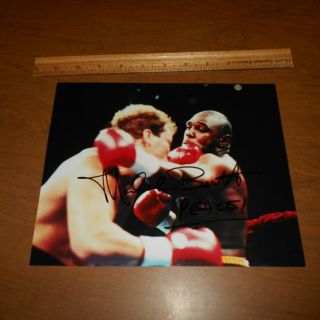 Michael Bennett Is An American Former Boxer Hand Signed 10 X 8 Photo