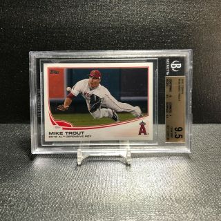 2013 Topps 536 Mike Trout - Bgs 9.  5 - Angels