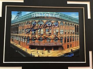 Matted To 8x10 Koufax Snider Autographed Stadium " Certified