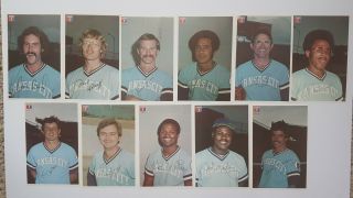 11 1976 Kansas City Royals A&p Grocery Store Picture Cards