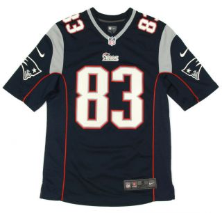 Wes Welker 83 England Patriots Nfl Nike On Field Authentic Jersey Size S