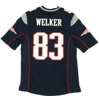 Wes Welker 83 England Patriots NFL Nike On Field Authentic Jersey Size S 2