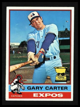 1976 Topps " Gary Carter " Expos 441 Nm/nm,  Centered (combined Ship)