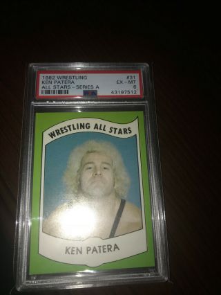 1982 Wrestling All Stars Ken Patera Psa 6