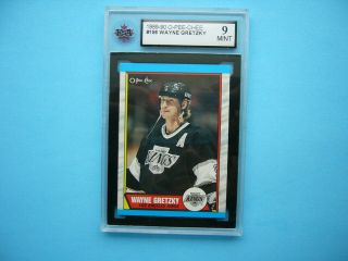 1989/90 O - Pee - Chee Nhl Hockey Card 156 Wayne Gretzky Ksa 9 Sharp,  89/90 Opc