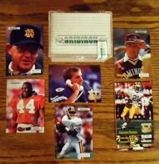 1992 Gridiron College Football Trading Card Complete Set - Famous Coaches