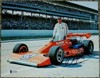 Aj Foyt Signed Indianapolis 500 8x10 Photo Beckett Bas Autograph A.  J.  Indy