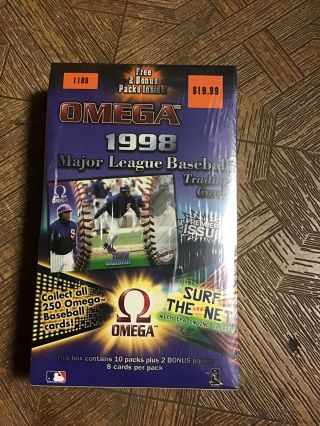 1998 Omega Major League Baseball Trading Cards