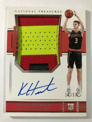 2018 - 19 National Treasures Rpa Rookie Patch Autograph Auto Kevin Huerter 19/99
