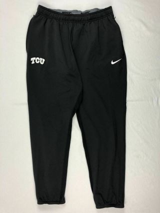 Nike Tcu Horned Frogs - Black Athletic Pants (xl) -