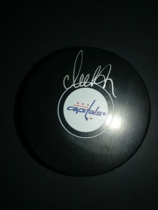 Alex Ovechkin Signed Washington Capitals Puck With Certified