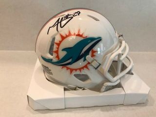 Minkah Fitzpatrick Signed Miami Dolphins 2018 Speed Mini Helmet Hologram