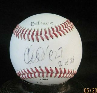 Chris Coste Signed Babe Ruth League Baseball W/coa Phillies,  Houston Astros