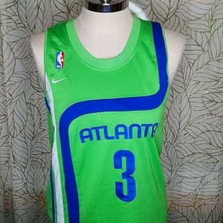 Shareef Abdur - Rahim Atlanta Hawks Nike Swingman Jersey Youth Size Large Bin12