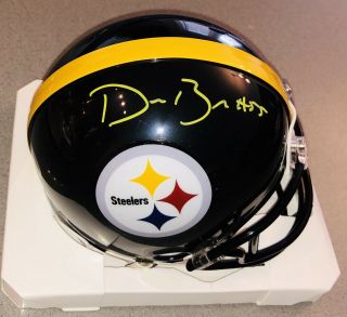 Devin Bush Jr.  Signed Pittsburgh Steelers Autographed Nfl Auto Mini - Helmet Bas