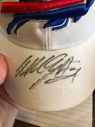 Signed Willis Mcgahee Buffalo Bills Hat Autographed