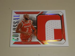 2018 - 19 Panini National Treasures Gold Colossal Materials Patch Chris Paul 09/10