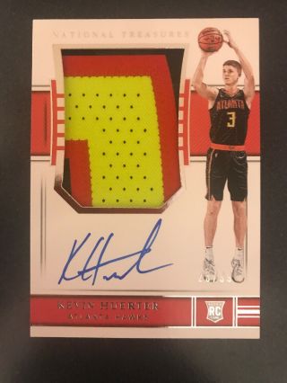Kevin Huerter 2018 - 19 National Treasures Rc Auto Patch Rpa /99 Sick Patch 