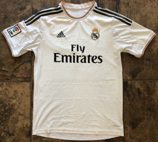 Real Madrid Spain 2013 2014 Home Football Shirt Jersey 7 Christiano Ronaldo M