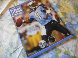 Steve Mcnair Covers Tennessee Titans Vs Baltmore Ravens Program Book 2005