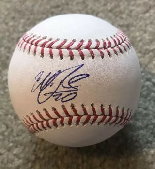Eddie Rosario Signed Baseball Autograph Minnesota Twins Rawlings Romlb