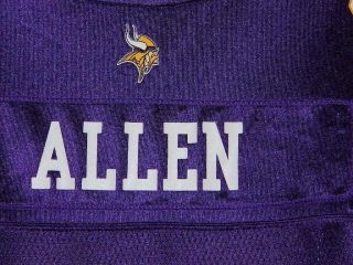 Ladies Reebok NFL Minnesota Vikings Jared Allen 69 Jersey V - Neck Short Sleeve XL 5
