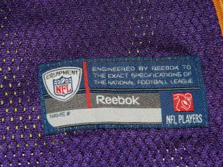 Ladies Reebok NFL Minnesota Vikings Jared Allen 69 Jersey V - Neck Short Sleeve XL 8