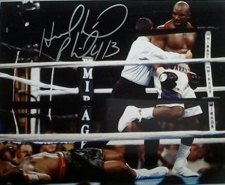 Evander Holyfield Signed Autographed 8x10 Photo - Knockout - Champion - W/coa