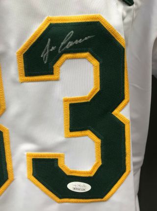 Jose Canseco 33 Signed Oakland A ' s Jersey Autographed Sz XL JSA WITNESSED 2