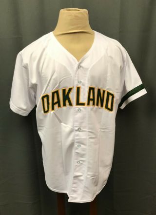 Jose Canseco 33 Signed Oakland A ' s Jersey Autographed Sz XL JSA WITNESSED 4
