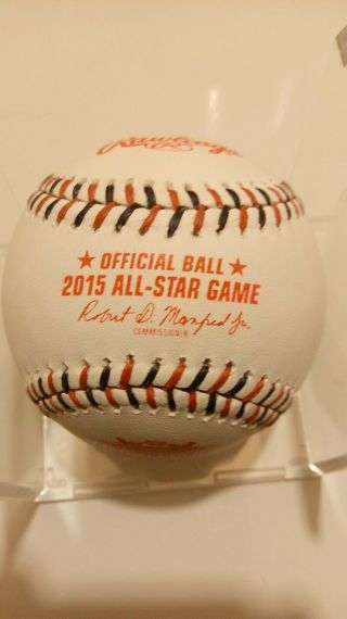 Carlos Martinez Autographed 2017 MLB All Star Game Baseball Cardinals JSA. 3