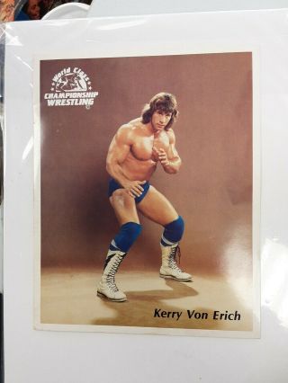 Kerry Von Erich Wolrd Class Championship Wrestling Photo 8x10 Wccw