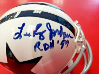 Lee Roy Jordan Signed Riddell Dallas Cowboys Throwback Mini Helmet TRISTAR 3