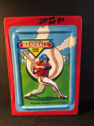1980’s Tara Toy Corp.  (collector’s Baseball Card Case)