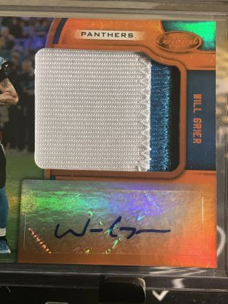 2019 Certified Will Grier Freshman Fabric 3 Color RPA auto Rookie ’d 111/199  2