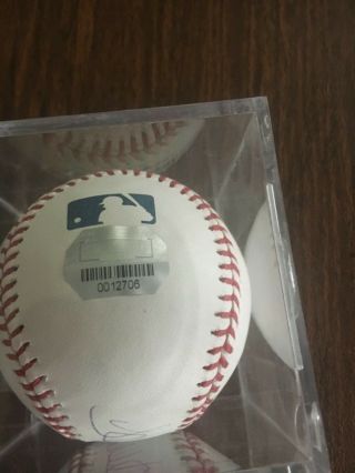 Hank Aaron autographed baseball 2